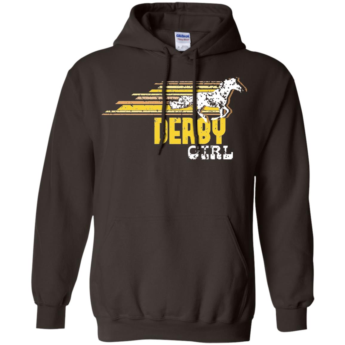 Derby Girl Derby Women Horse Race Shirt Dark Chocolate