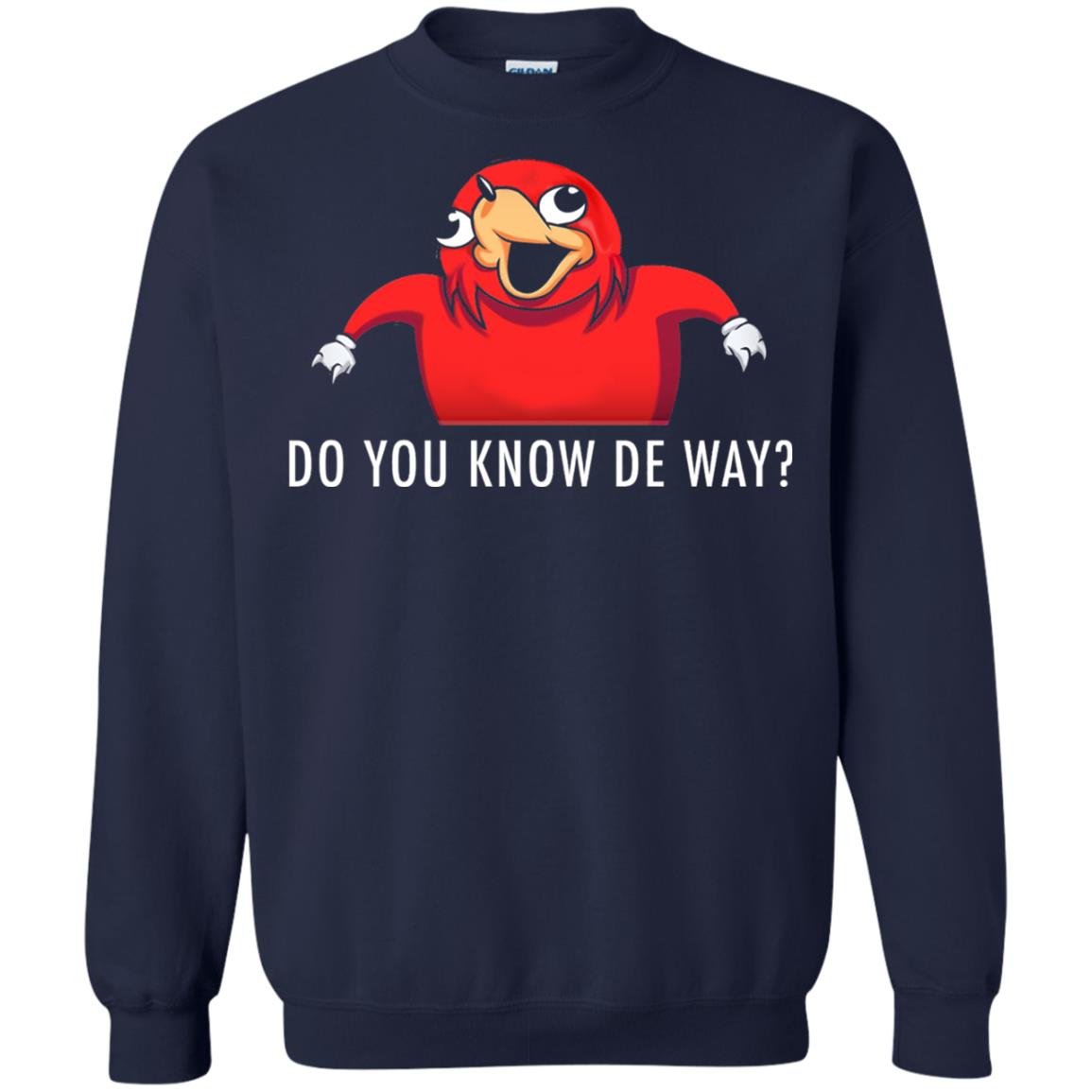 Do You Know De Way T-shirt Navy