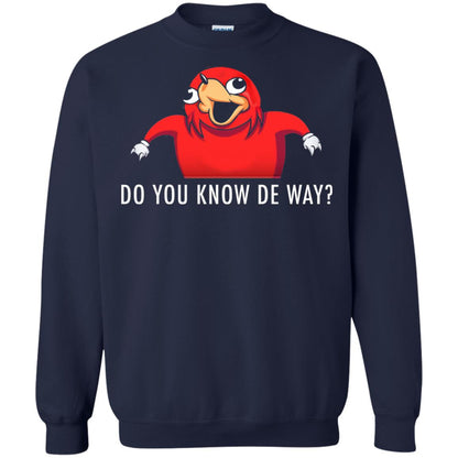 Do You Know De Way T-shirt Navy