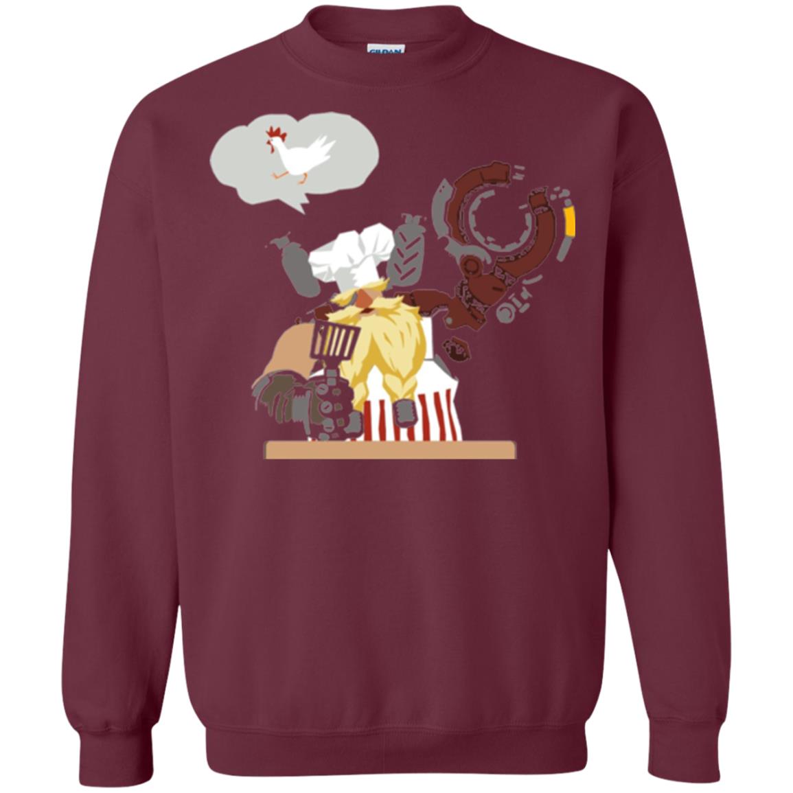 Overwatch Torbjorn Chef Spray T-shirt Maroon