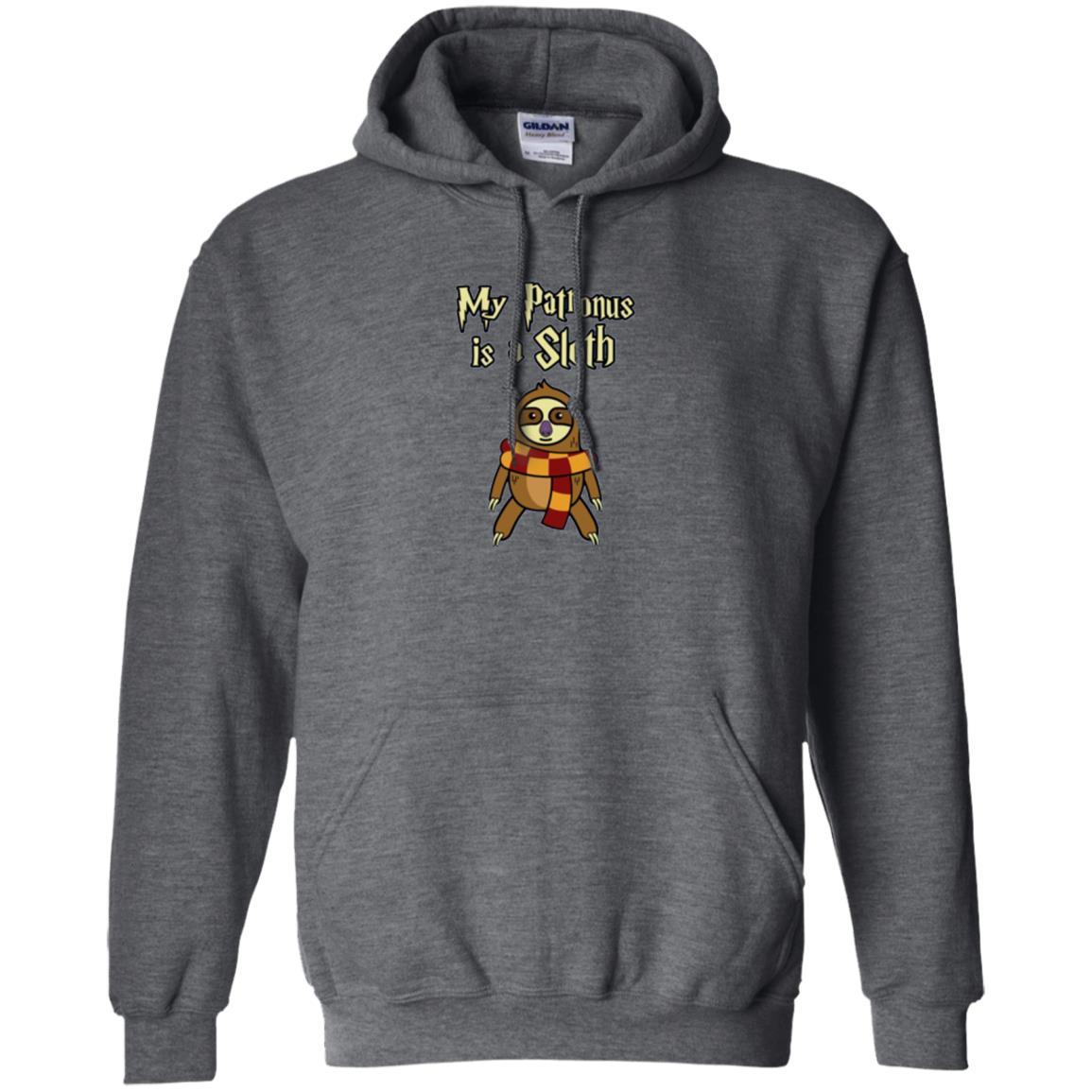 Christmas T-shirt My Patronus Is A Sloth T-shirt Dark Heather