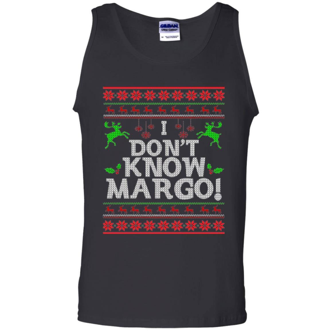 Christmas T-shirt I Don't Know Margo Black