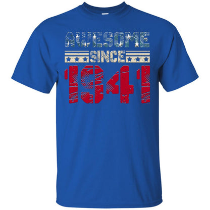 Awesome Since Legends Born In 1941 77 Years Old Birthday Shirt For Dad Or Papa Royal