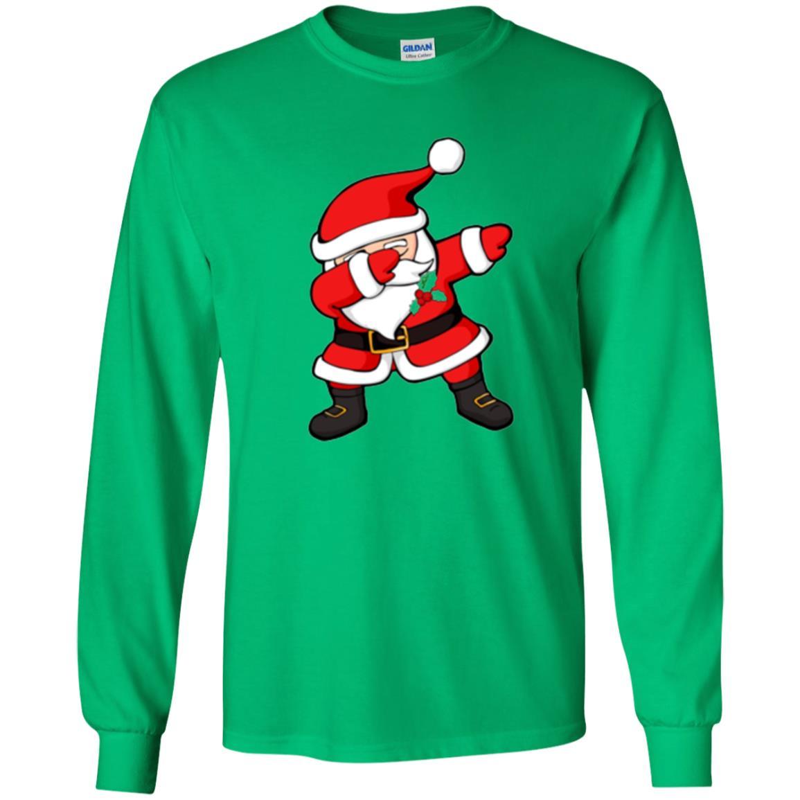 Christmas T-shirt Dabbing Santa Claus Christmas Dab Novelty Irish Green
