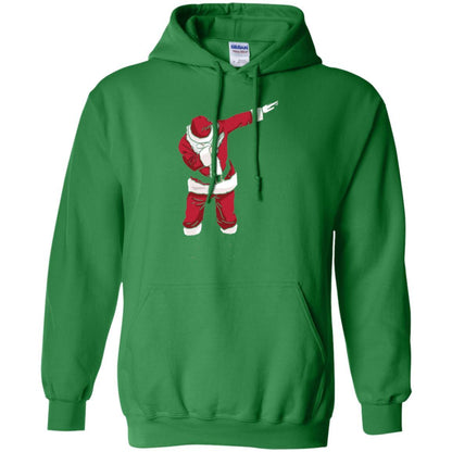 Christmas T-shirt Dabbing Santa Irish Green