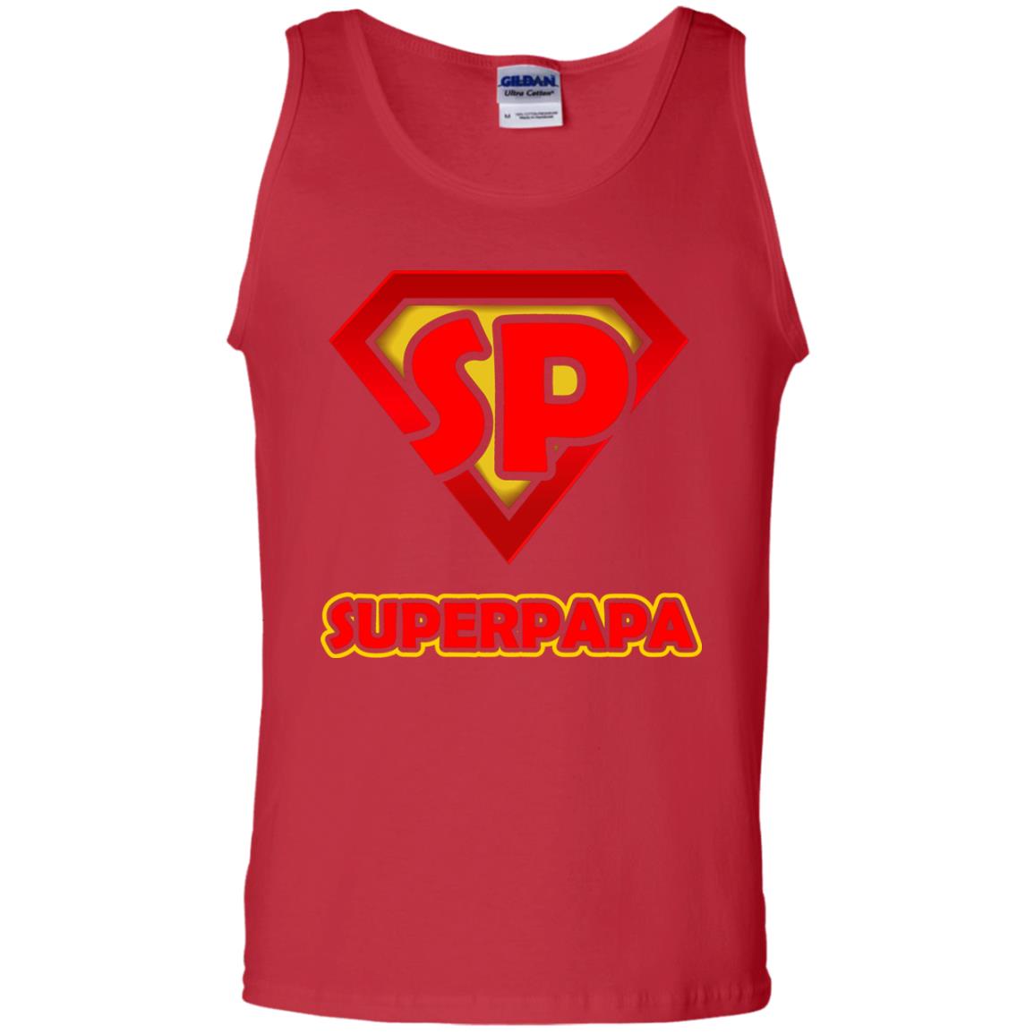 Superpapa Grandfather Grandpapa Shirt Red