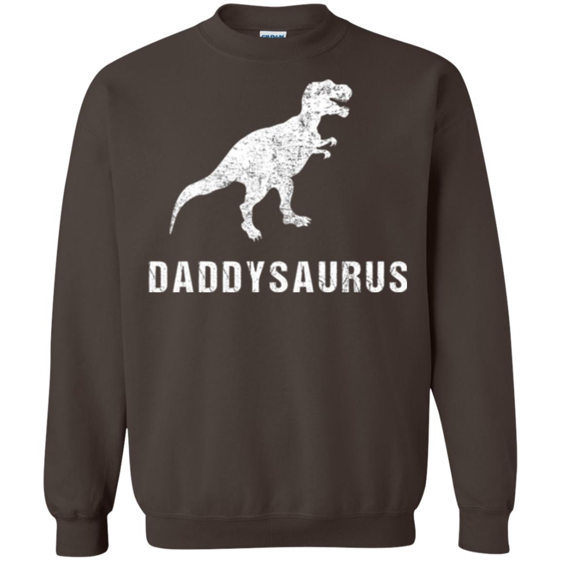 Dad T-shirt Daddysaurus Dark Chocolate