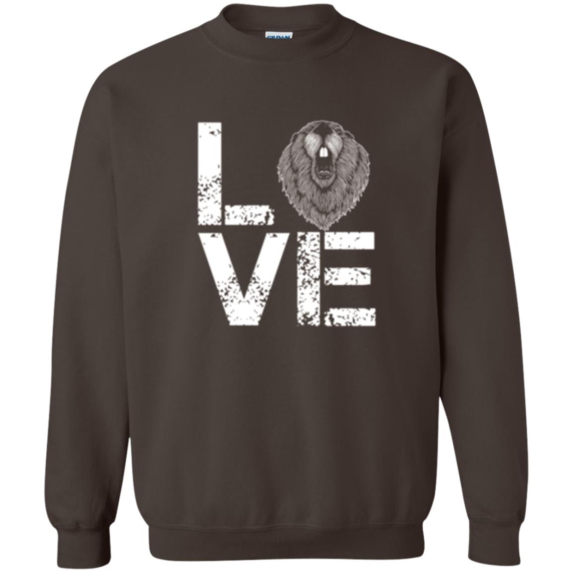 Beaver T-shirt Love Beaver Dark Chocolate