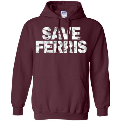 Movie T-shirt Save Ferris 80s Maroon