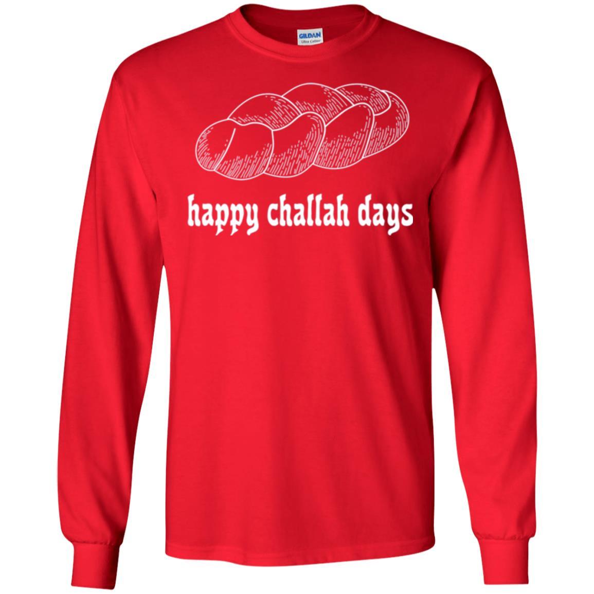 Baker T-shirt Happy Challah Days T-shirt Red
