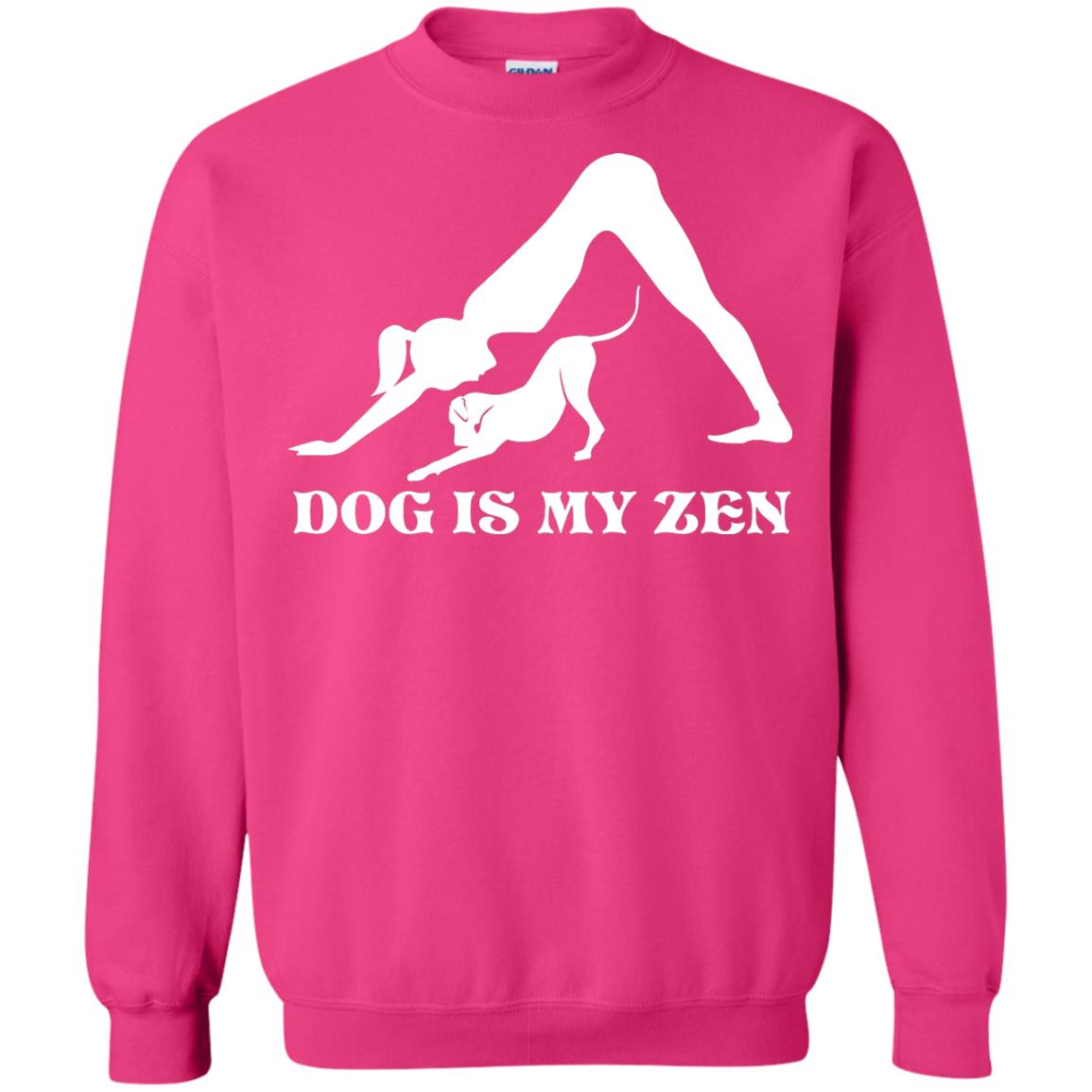 Yoga Dog T-shirt Dog Is My Zen Heliconia