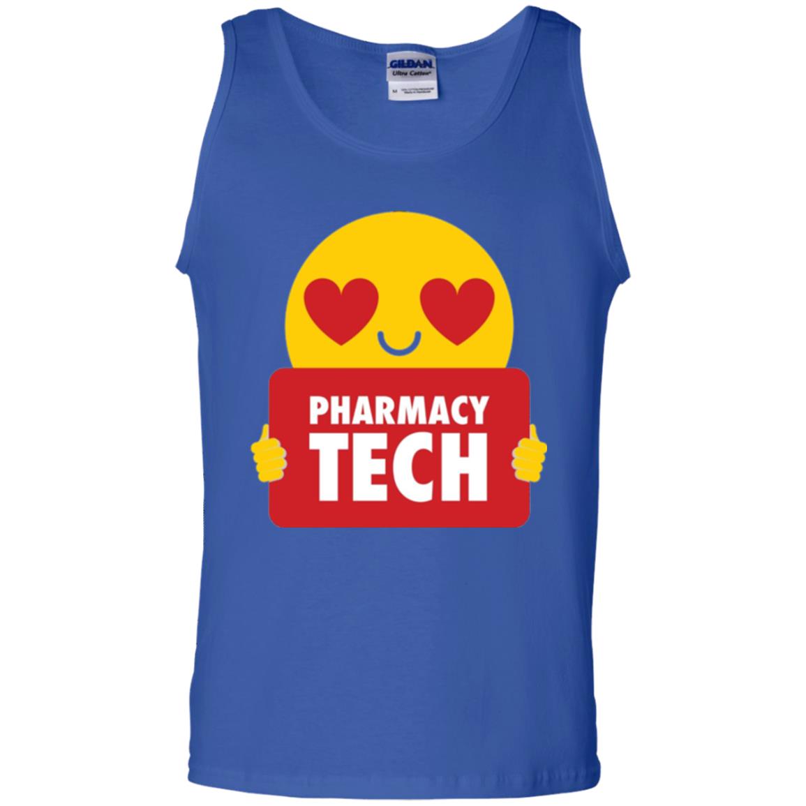 Pharmacy Tech T-shirt Heart Eye Emoji Royal