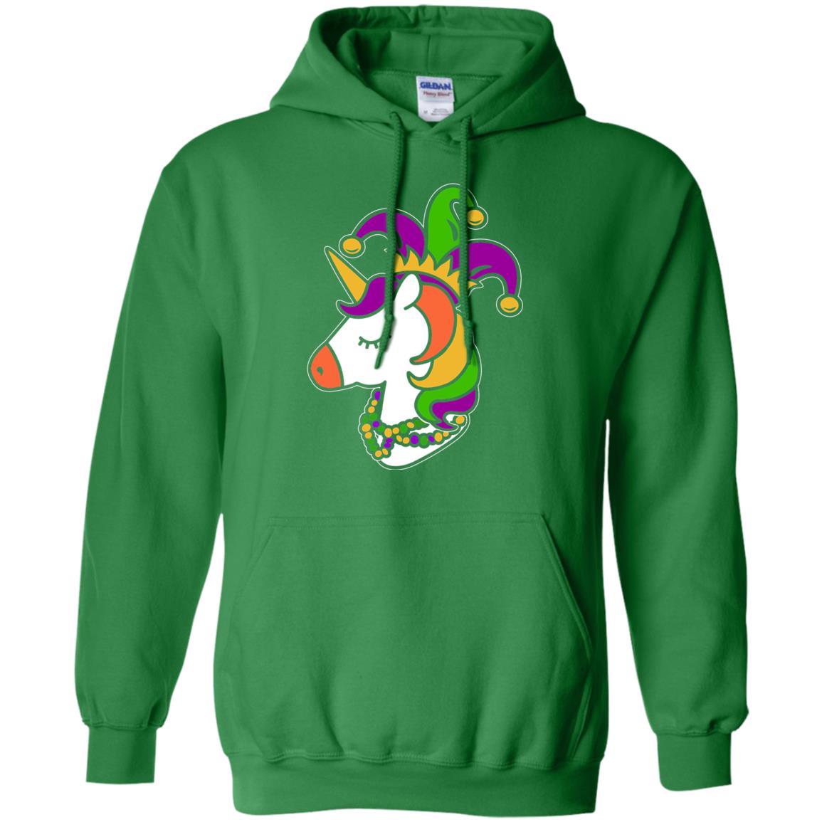 Unicorn Funny Mardi Gras T-shirt Irish Green