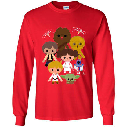 Film T-shirt Cute Kawaii Style Heroes Graphic Red