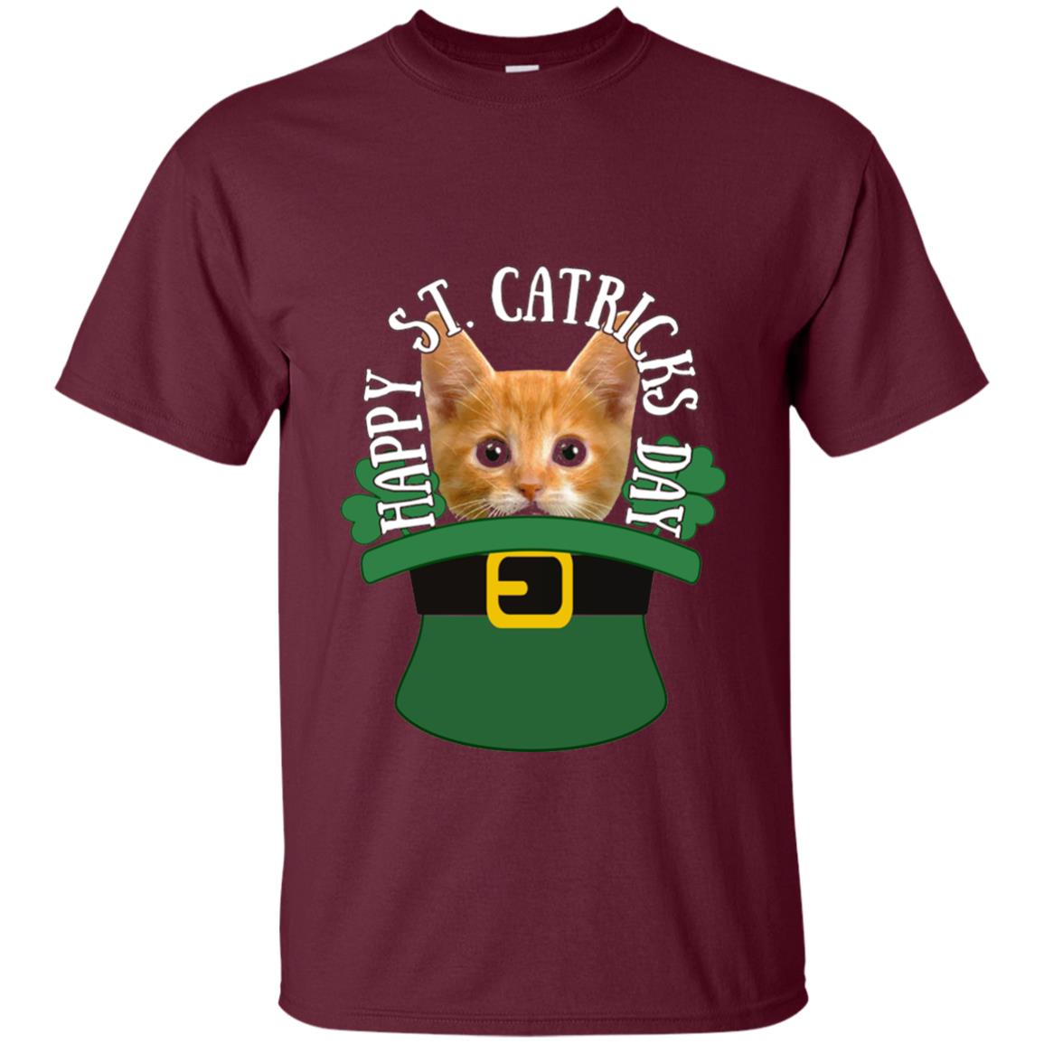 Happy Saint Patricks Day T-shirt Maroon