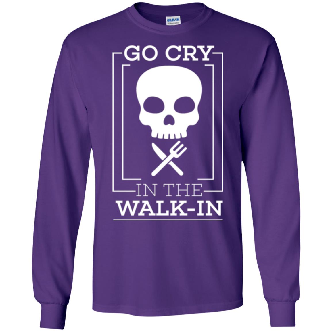 Chef T-shirt Go Cry In The Walk In Purple