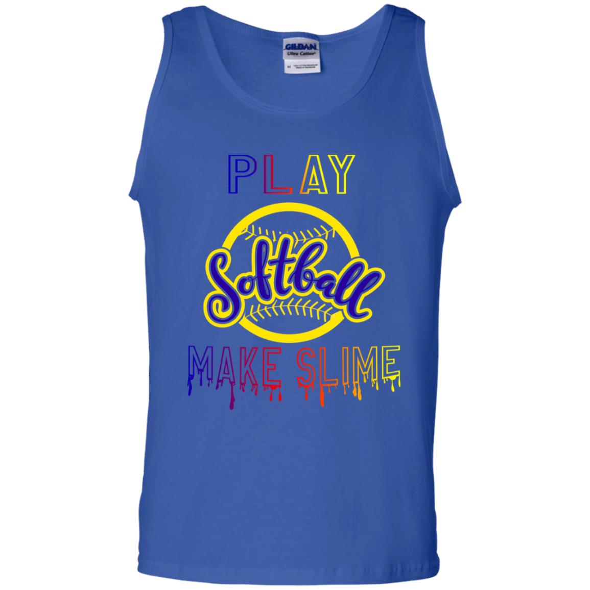 Play Softball Make Slime Gift Shirt Royal