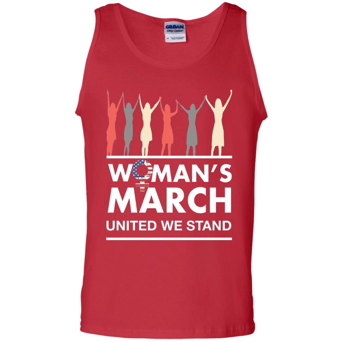 Women_s Right T-shirt Women_s March United We Stand Red