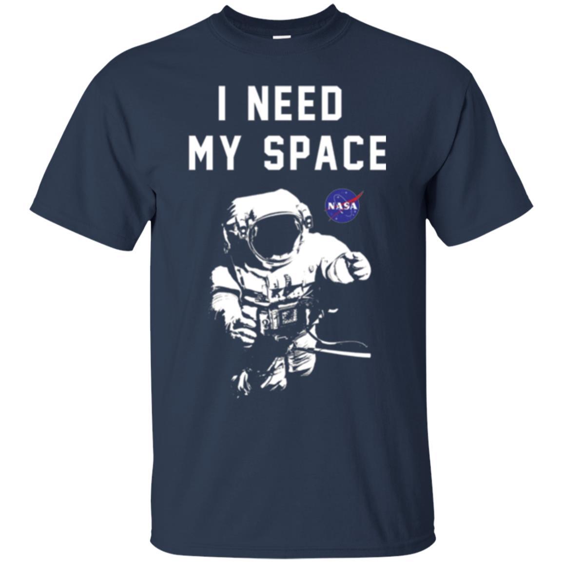 Astronaut T-shirt I Need My Space T-shirt Navy