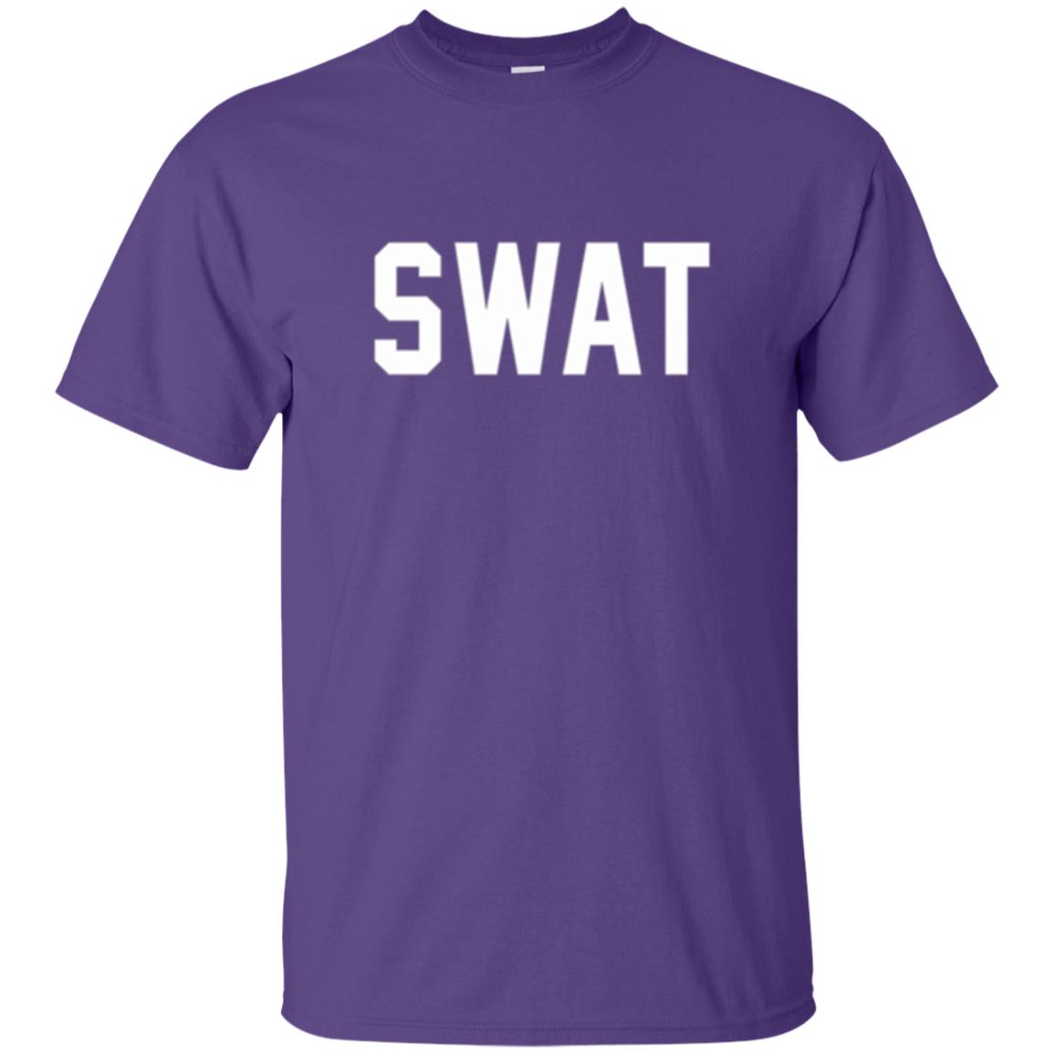 Police Officer T-shirt Swat Police Purple