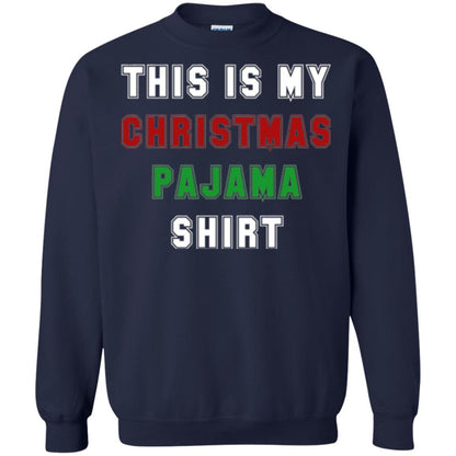 Christmas T-shirt This Is My Christmas Pajama Navy
