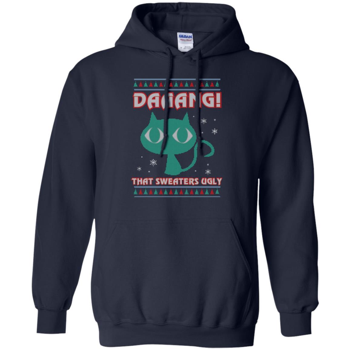 Cat Lovers T-shirt Daaang! That Sweaters Ugly Navy