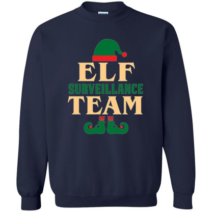 Christmas T-shirt Elf Surveillance Team T-shirt Navy
