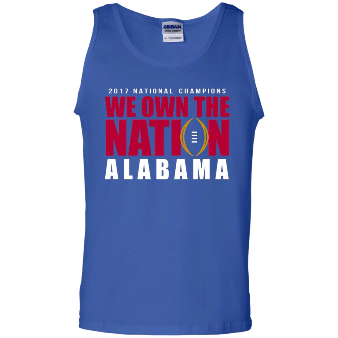 Football T-shirt 2017 National Champions We Own The Nation Alabama Royal