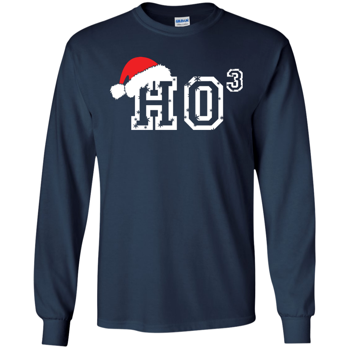 Christmas T-Shirt Ho Ho Ho Navy
