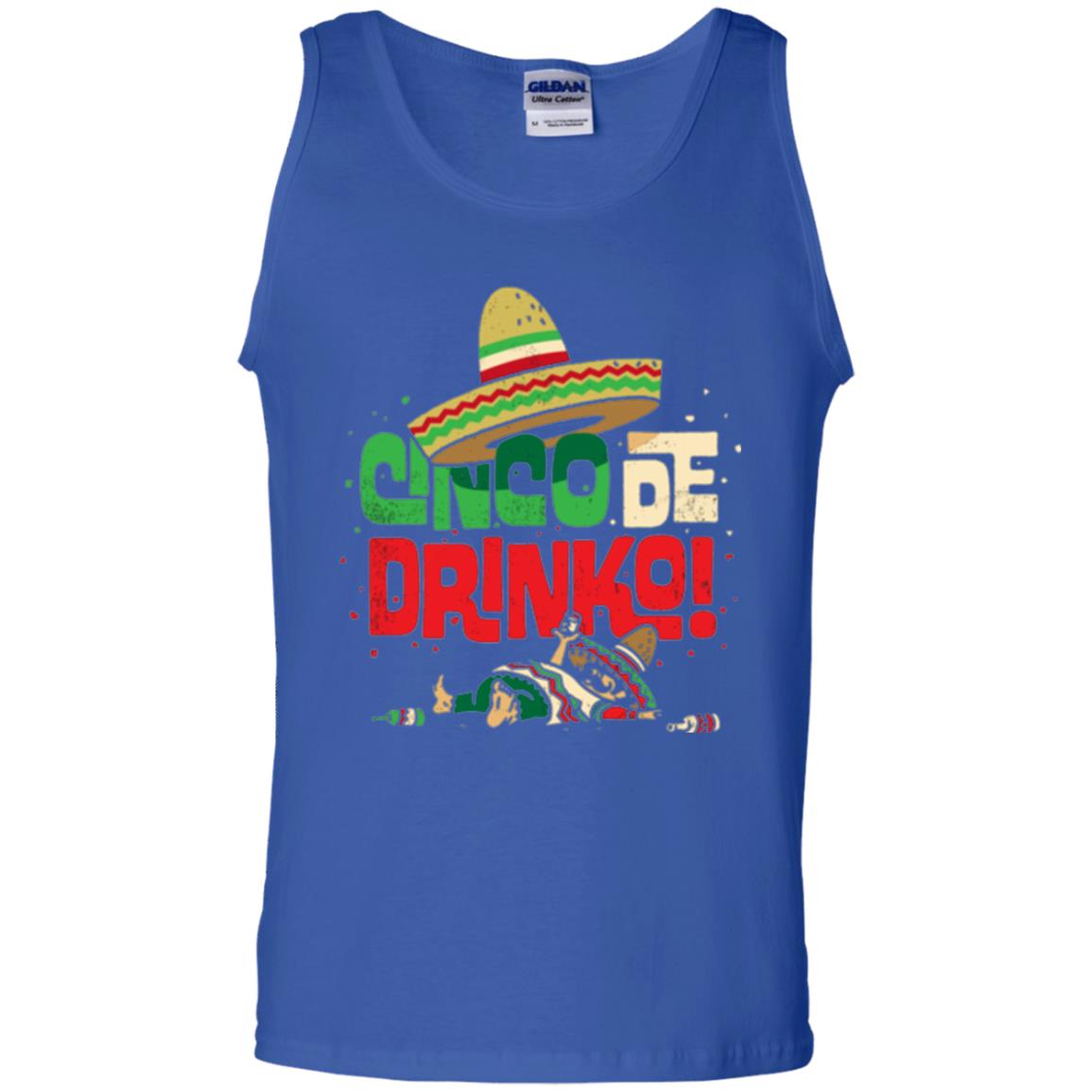 Cinco De Drinko Cinco De Mayo Drink Lover T-shirt Royal