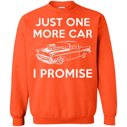 Car Lover T-shirt Just One More Car Orange