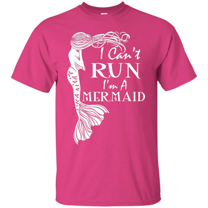 I Can’t Run I’m A Mermaid T-shirt Heliconia