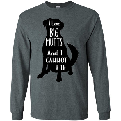 Dog Lovers T-shirt I Love Big Mutts And I Don_t Lie Dark Heather