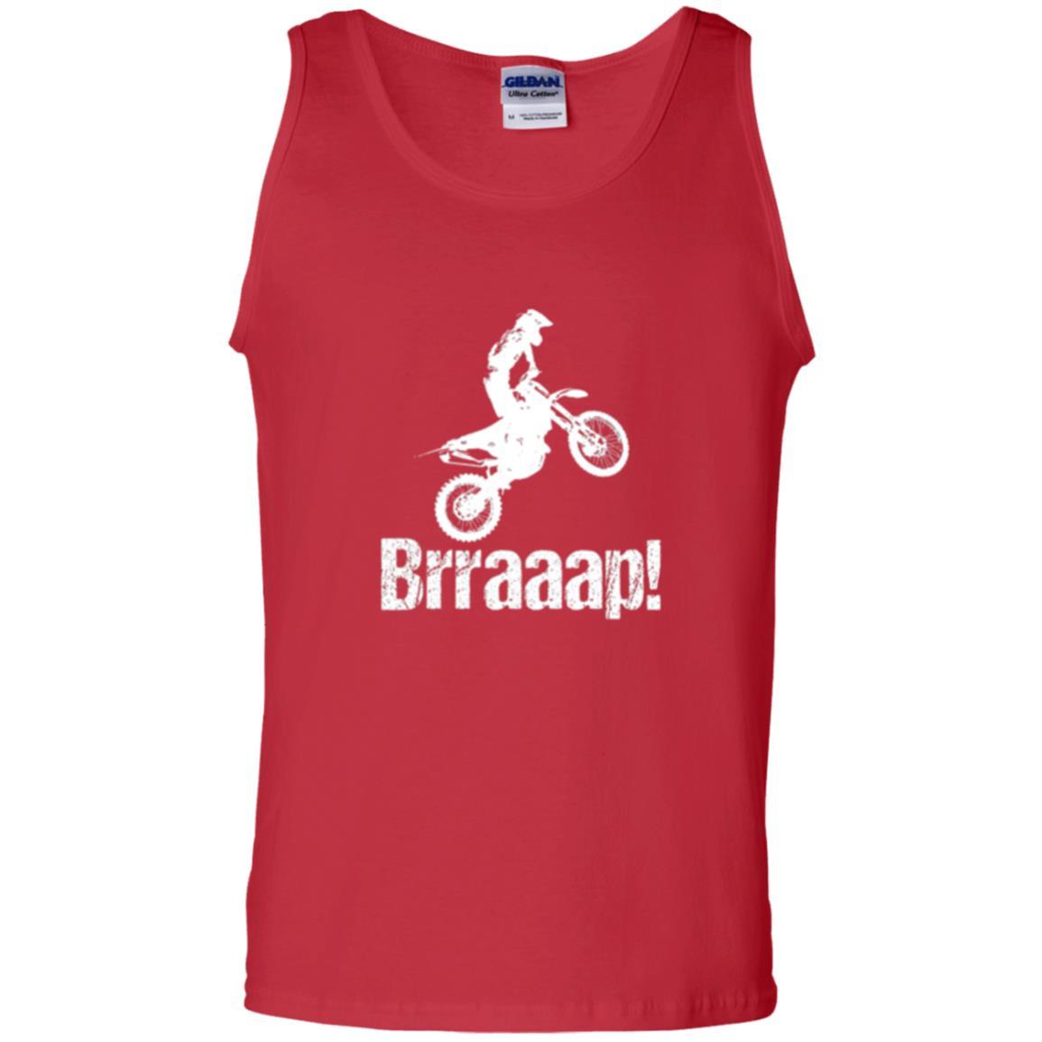 Motocross T-shirt Dirt Bike Rider Brraaap Red