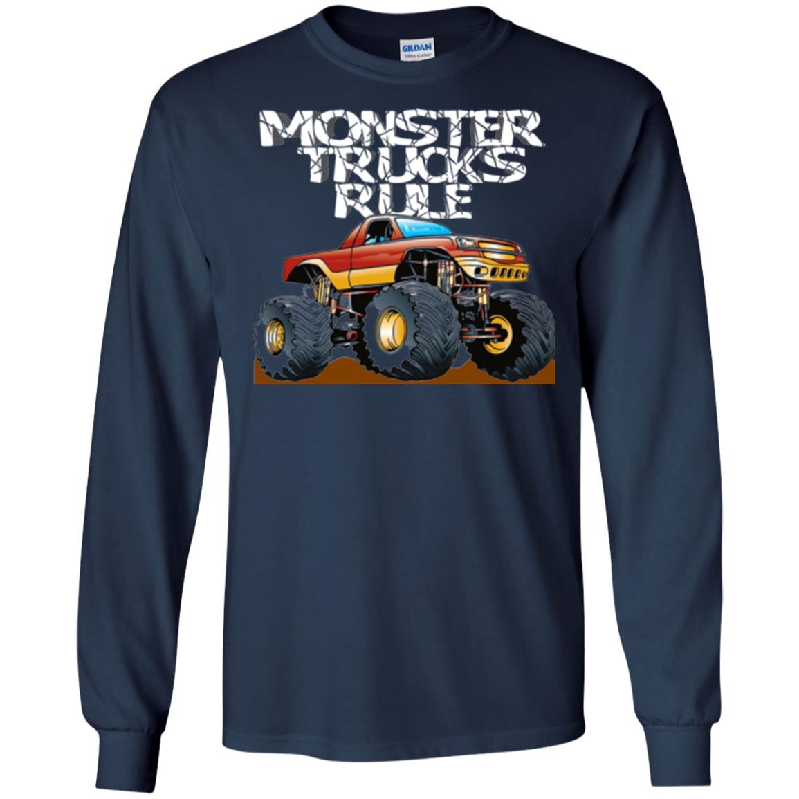 Monster Trucks Rule T-shirt Navy
