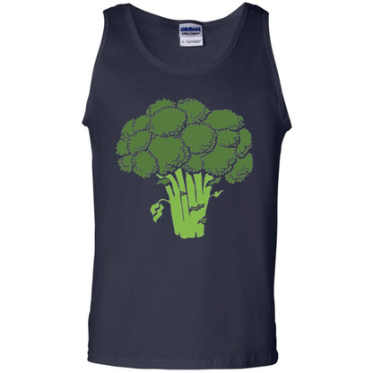 Broccoli Is Life T-shirt Funny Graphic Vegetable Navy