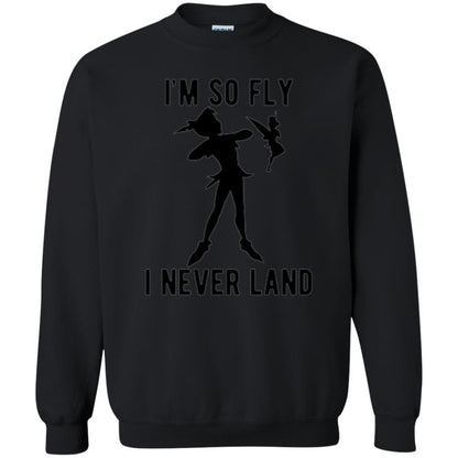 Film T-shirt Tinker Bell I'm So Fly I Never Land Black