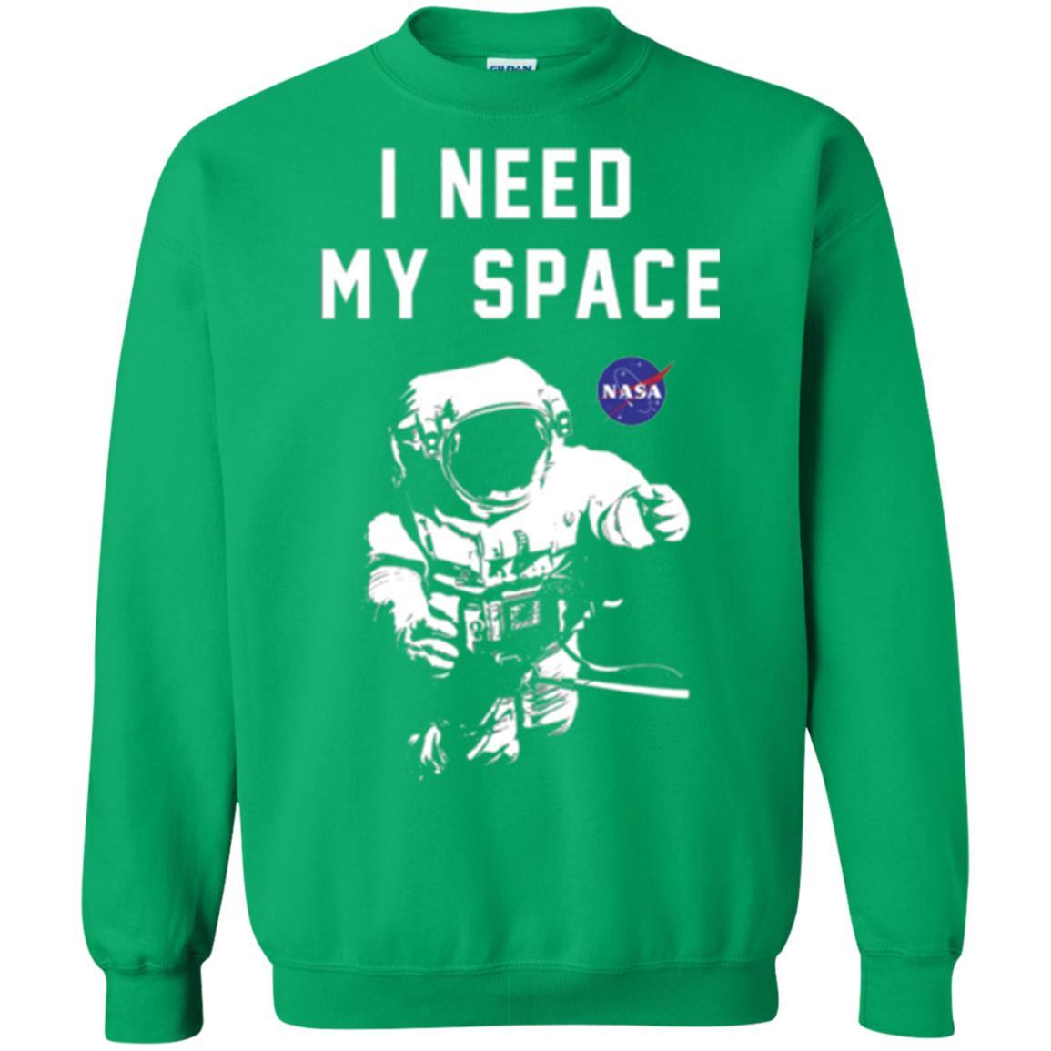 Astronaut T-shirt I Need My Space T-shirt Irish Green
