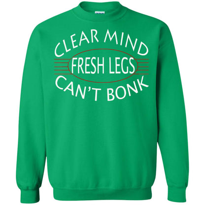 Clear Mind Fresh Legs Can't Bonk Marathon Running Shirt Irish Green
