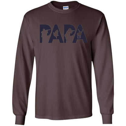 Hunter Dad T-shirt Dark Chocolate