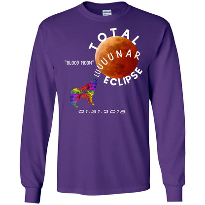 Best Total Lunar Eclipse Shirt 2018 Blood Moon T-shirt Purple