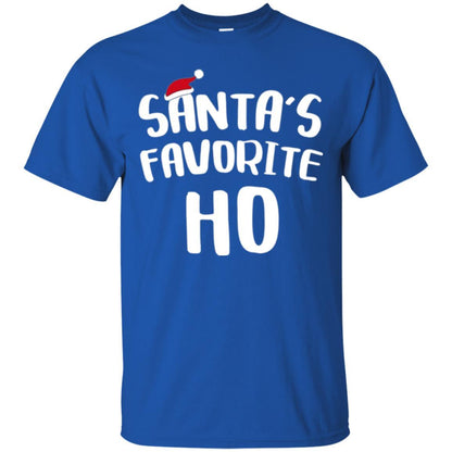 Christmas T-shirt Santa's Favorite Ho T-shirt Royal