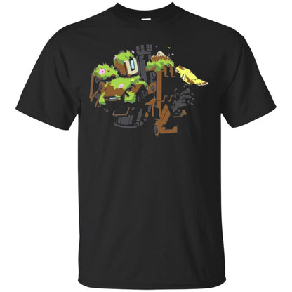 Film T-shirt Bastion Overgrown Spray T-shirt Black