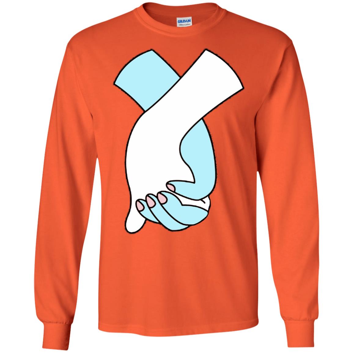 Holding Hands Love Simon Shirt Orange