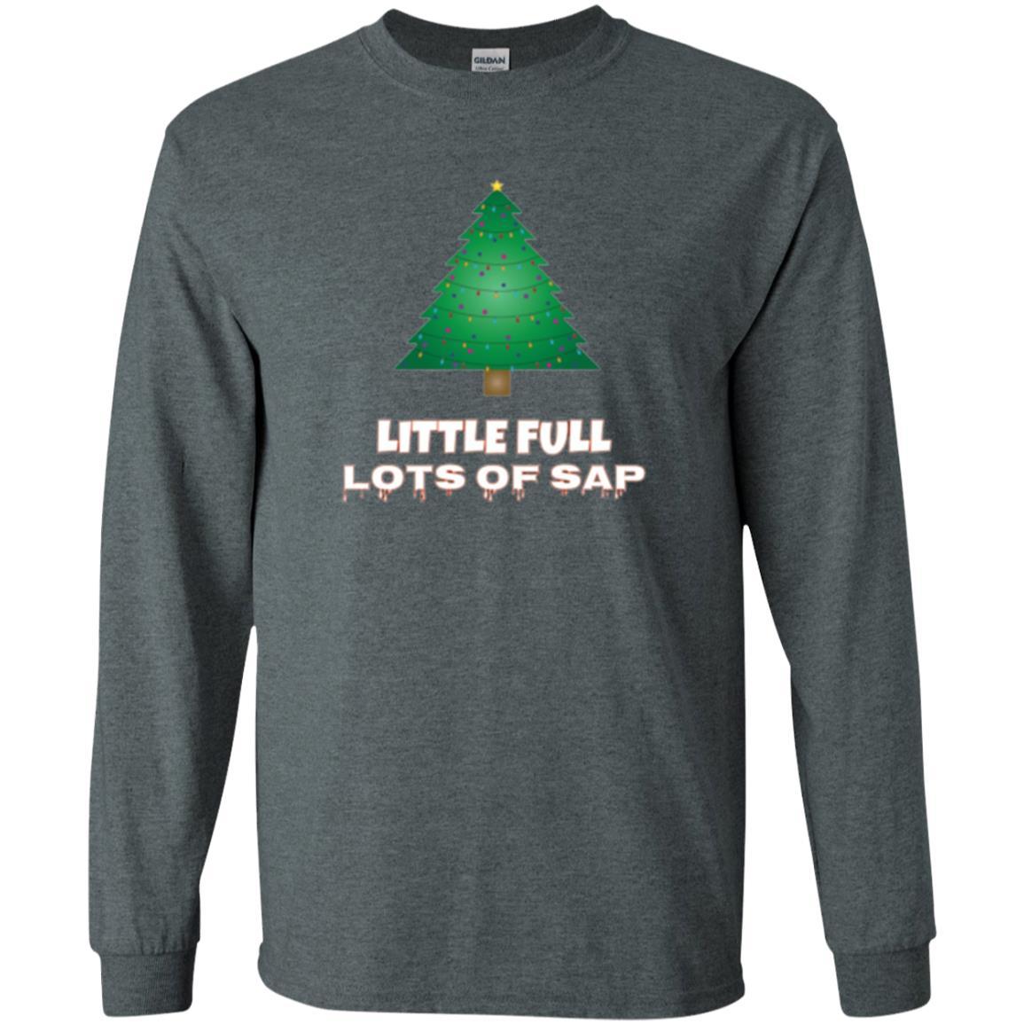 Christmas T-shirt Little Full Lots Of Sap Dark Heather