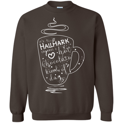 Christmas T-shirt It's A Hallmark Hot Chocolate Kind Of Day Dark Chocolate