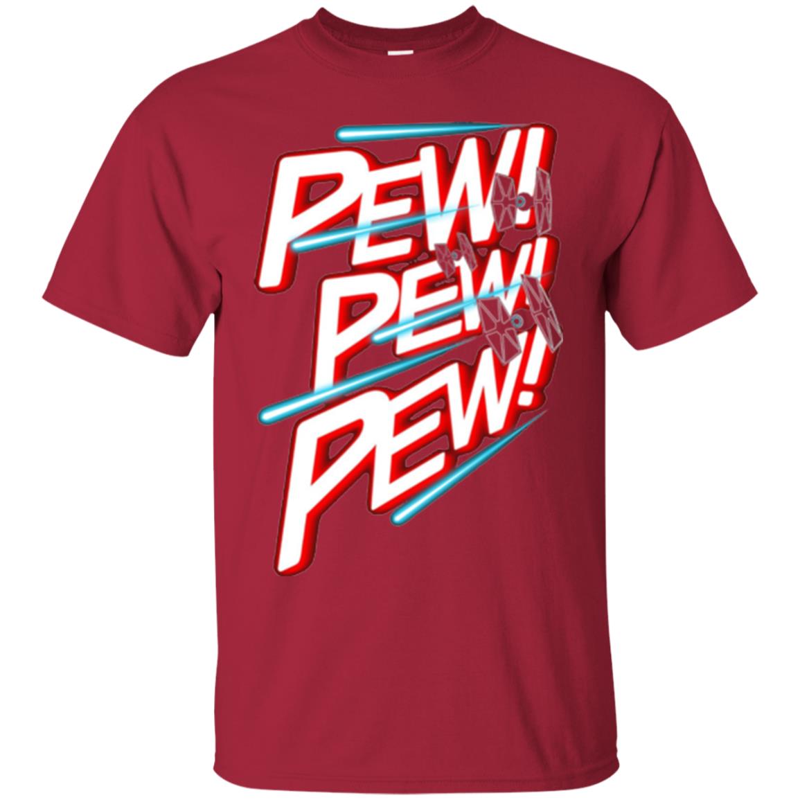 Star Wars T-shirt Pew Pew Pew Cardinal