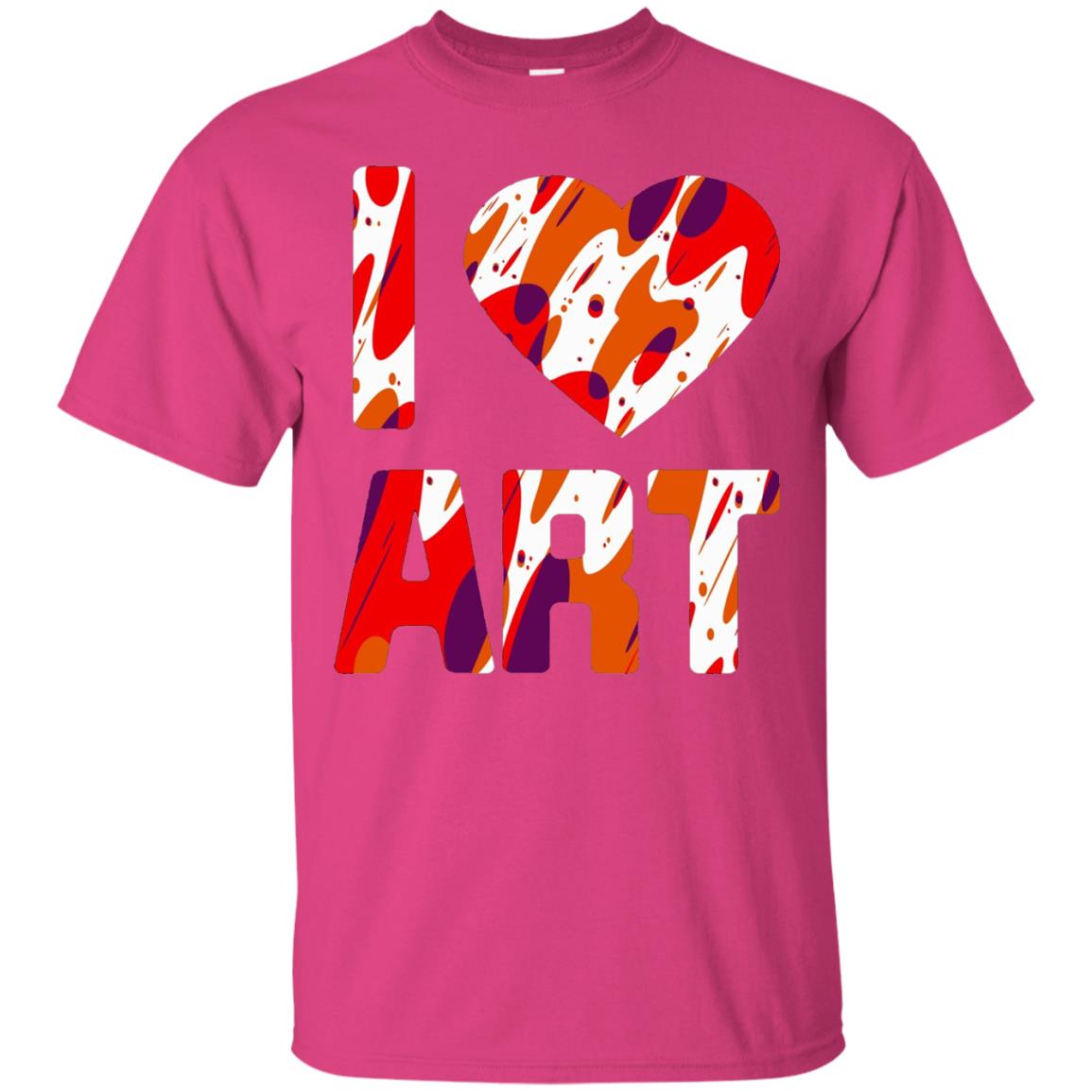 Artist T-shirt I Love Art Heliconia