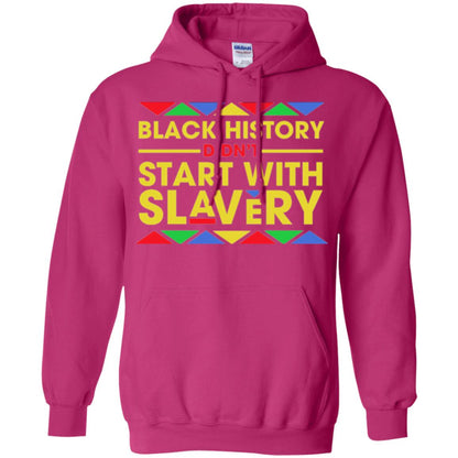 Black History Didn_t Start With Slavery T-shirt Human Rights Heliconia