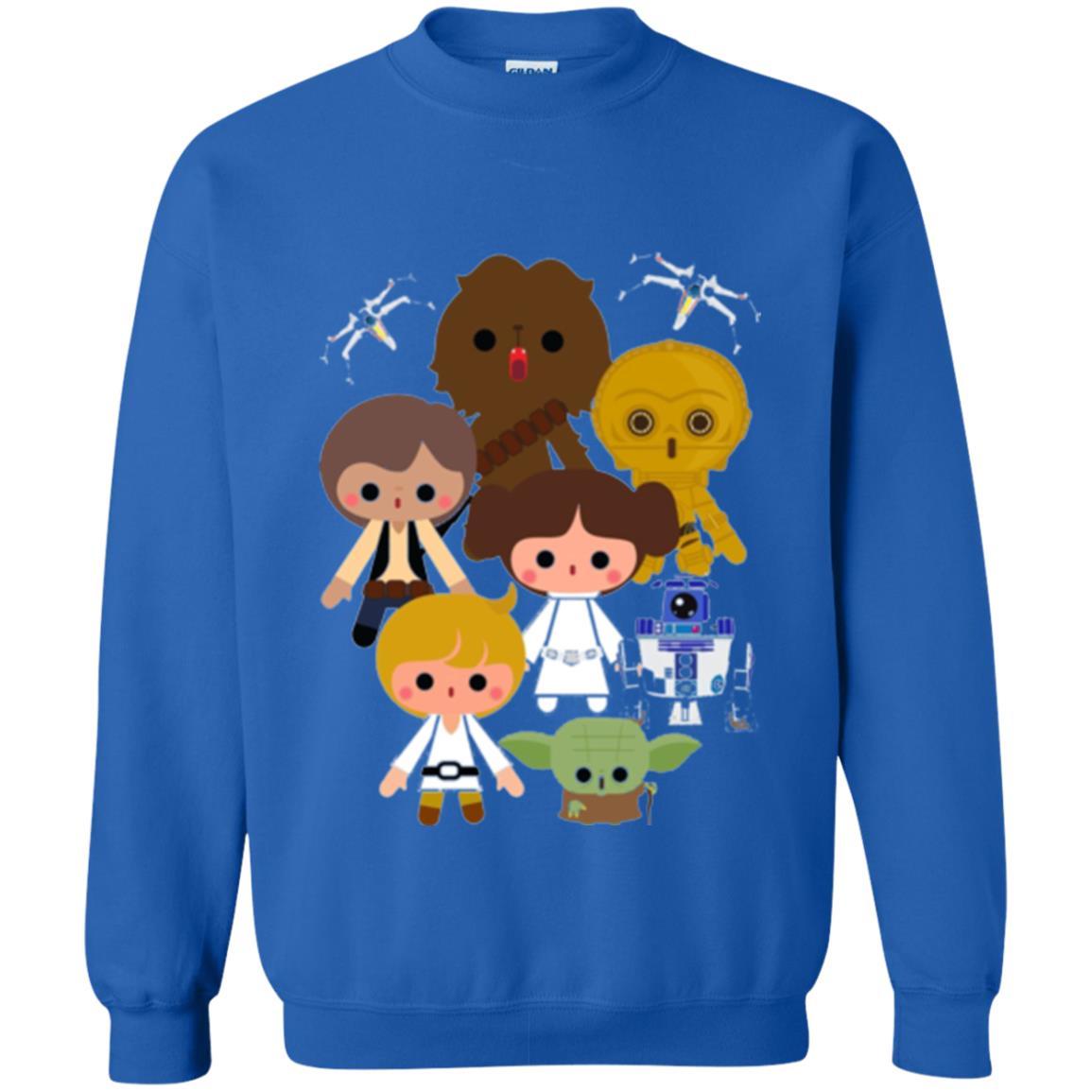 Film T-shirt Cute Kawaii Style Heroes Graphic Royal